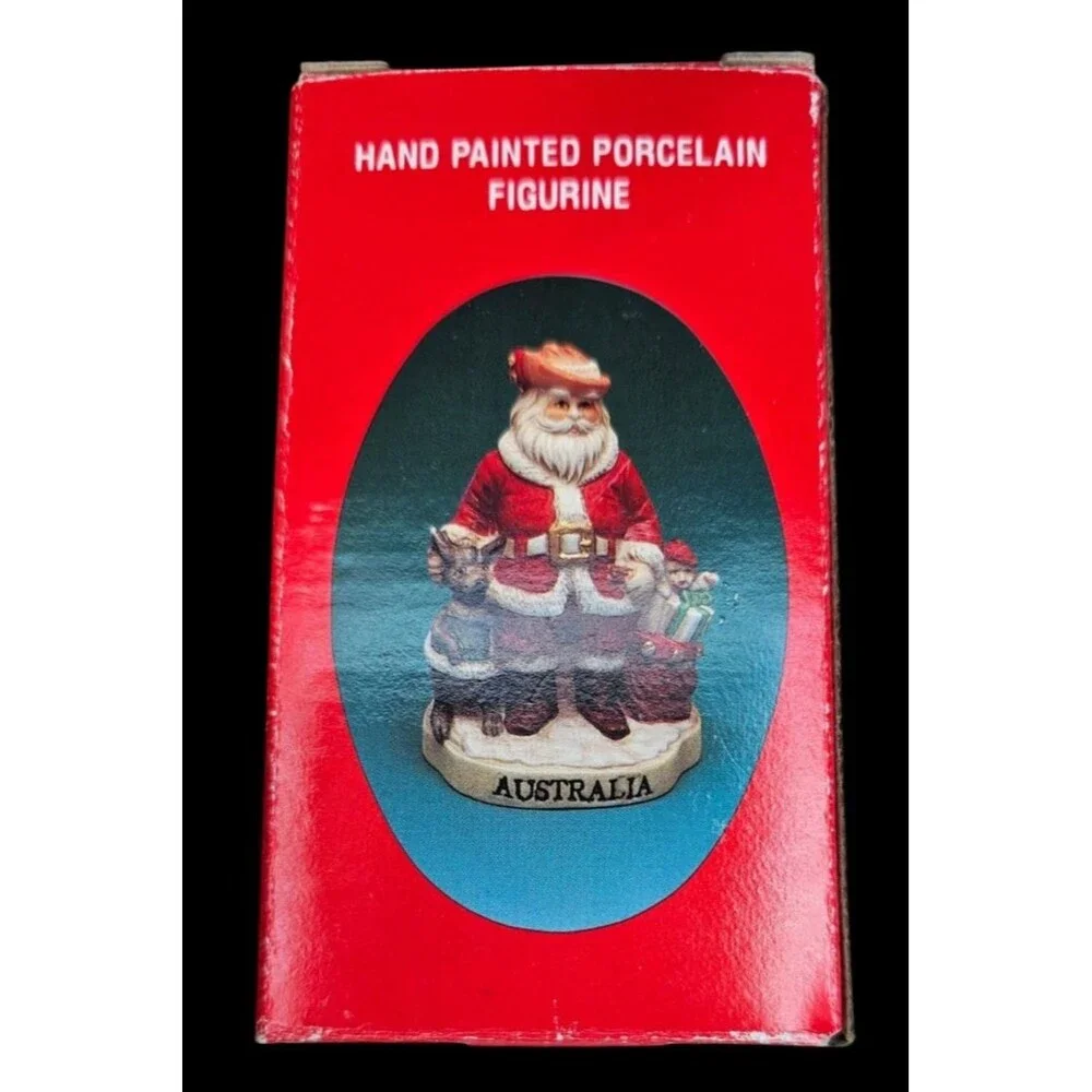 Santa's of the Nations Australia Father Christmas Porcelain Figurine NIB 8917 NO